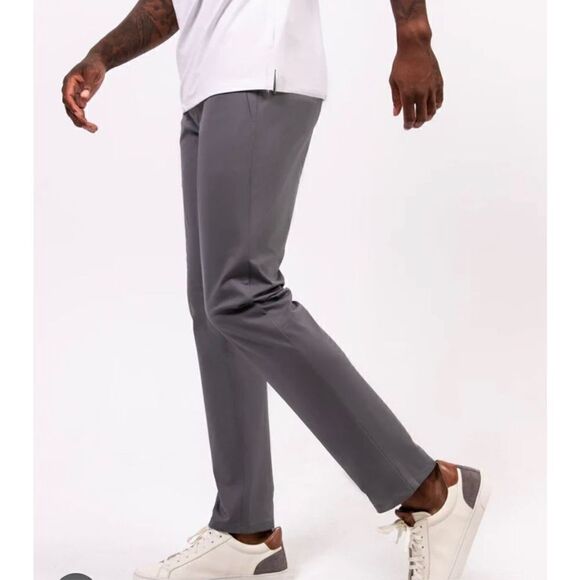 NWT Taylrd Gray Warp Knit Pants/Slacks - Size 32x30 - Picture 2 of 15